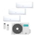 Hisense Multi-split klíma szett 7,5 Kw 3AMW72U4RJC kültéri egység + 3db 3,5 Kw DJ35LE0EG beltéri egység